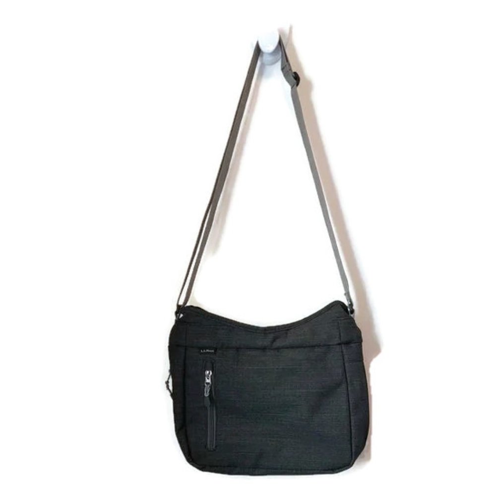 LLBean Adjustable Strap Multi Pocket Expandable Crossbody Shoulder Purse - Picture 10 of 10